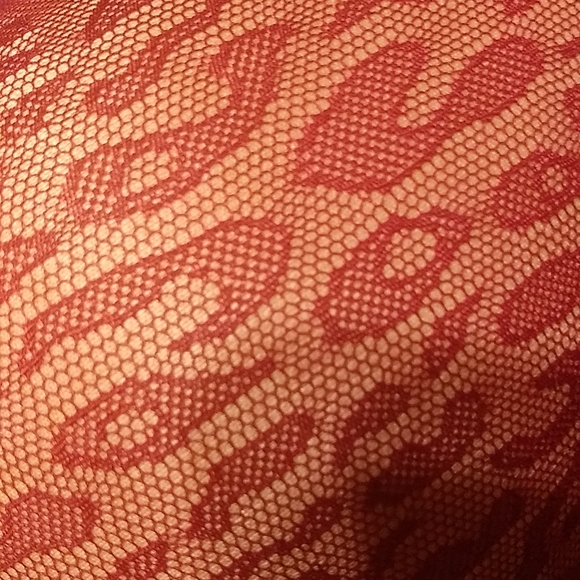 Fredrick's of Hollywood Burgundy Leopard Bra & Panty Set 32D & (S) - Picture 14 of 16